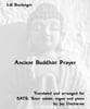 Ancient Buddhist Prayer SATB choral sheet music cover